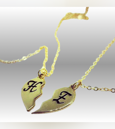 שרשרת חצאי לב