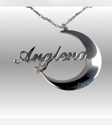 שרשרת תליון יריח בשילוב שם