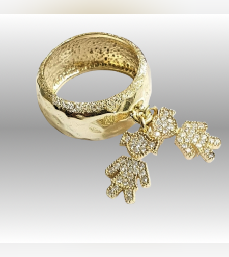 טבעת ילדים עבה מחוספסת