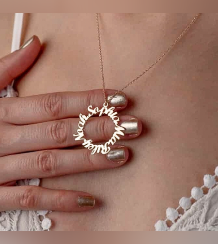 שרשרת שמות בעיצוב אישי