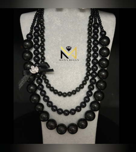 שרשרת פנינה 3 שכבות