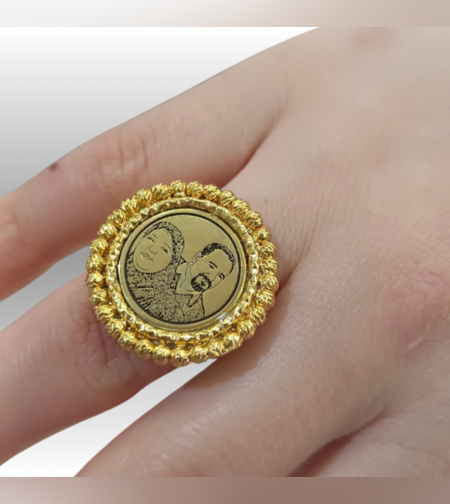 טבעת יוקרתית תמונה ממוסגרת