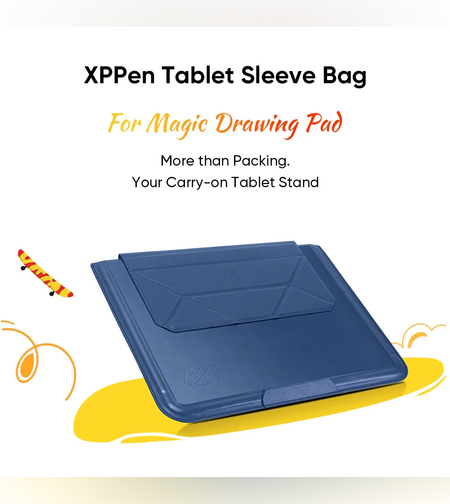 תיק מגן XP-Pen ACJ10 שמירה מושלמת ללוח הגרפי שלך בכל מקום ובכל זמן! 🎒🖌