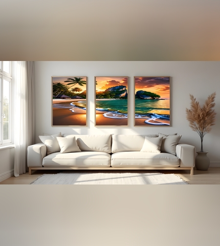 נוף אי מהקריביים