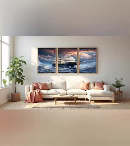 ספינת מפרש בסערה