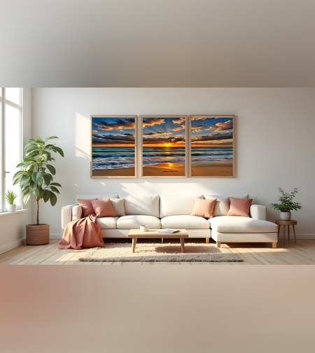 שקיעה מעל הים