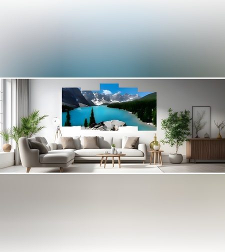 נהר בין הרים