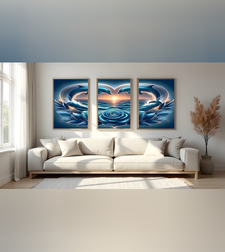 דולפינים באהבה