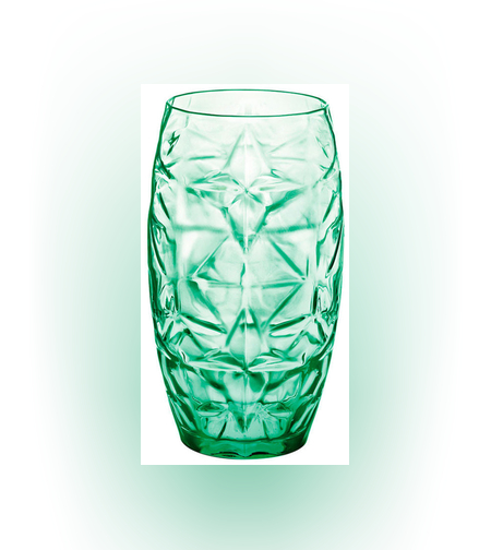 סט כוסות מעוצבות Luigi Bormioli - דגם Prezioso Cool Sensation Green