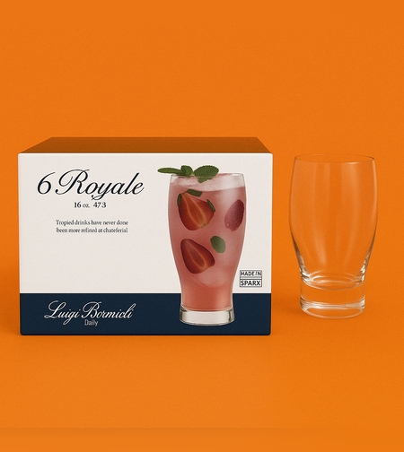 כוסות רויאל איטלקיות של ברומיולי לואיג'י