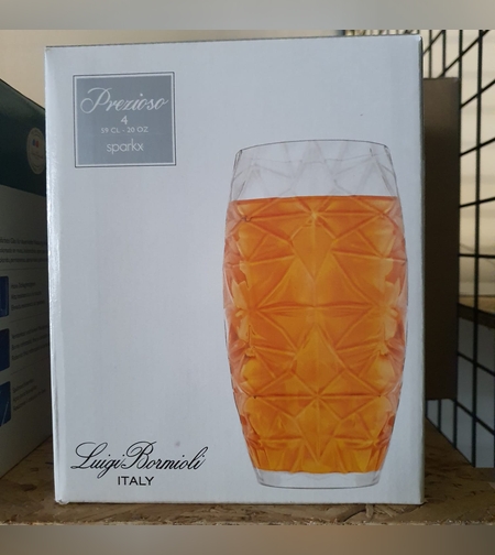 סט כוסות מעוצבות Luigi Bormioli - דגם Prezioso Cool Sensation Green - Copy 0