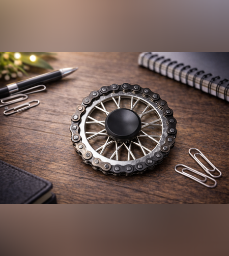 ספינר מתכתי מעוצב | להפחתת לחץ וריכוז משופר | דגם גלגל