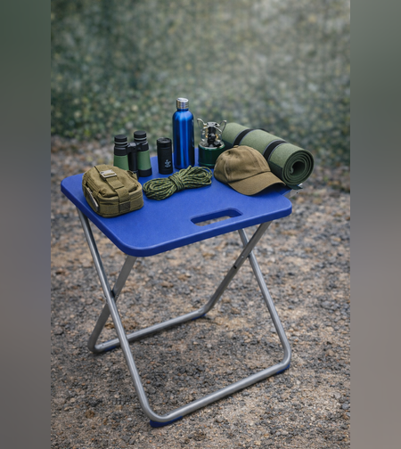 משטח עבודה מתקפל נייד | שולחן עבודה קומפקטי לבית, לטיולים ולשטח