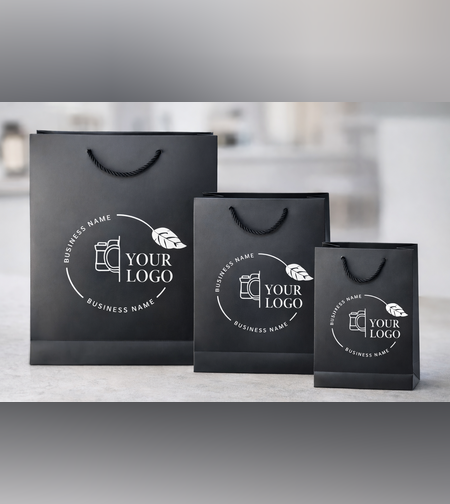 שקיות ממותגות לעסקים שקיות נשיאה יוקרתיות בהתאמה אישית