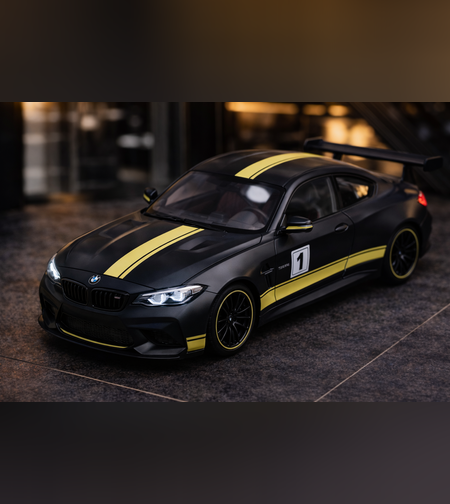 דגם רכב ספורט מתכתי BMW Racing | מכונית מירוץ מיניאטורית | בהדמיה לרכב אמיתי