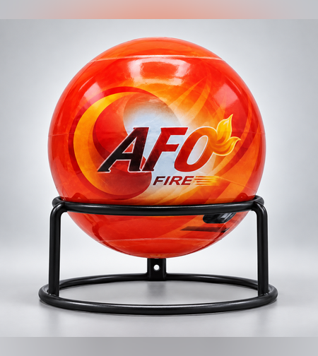 כדור כיבוי אש אוטמטי AFO – משקל 1.3 ק״ג, קוטר 15 ס״מ