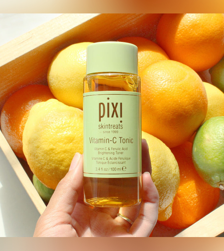 Pixi Vitamin-C Tonic – מי פנים (טוניק) ויטמין C להארה, הבהרה ומיצוק העור – 100 מ