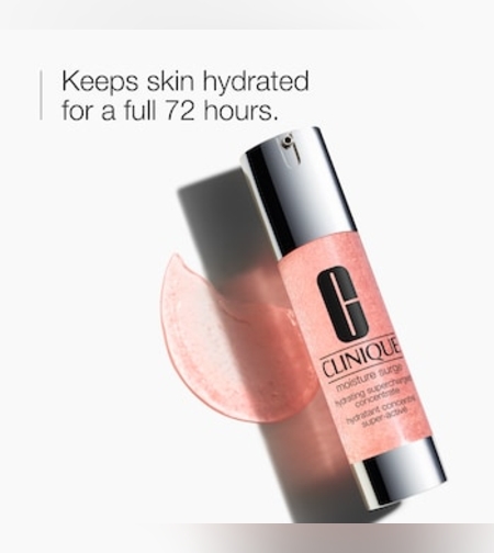 Clinique Moisture Surge Hydrating Supercharged Concentrate – סרום ג'ל מרוכז להידרציה עוצמתית, הזנה מוגברת והגנה נוגדת חמצון (48ml)