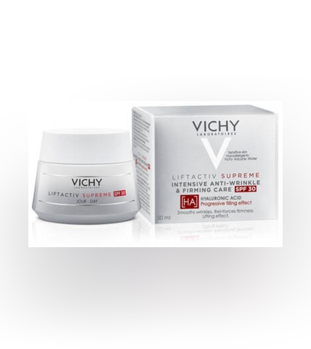 VICHY Liftactiv Supreme SPF 30 – קרם יום אינטנסיבי נגד קמטים, למיצוק העור ולהגנה מהשמש (50ml)