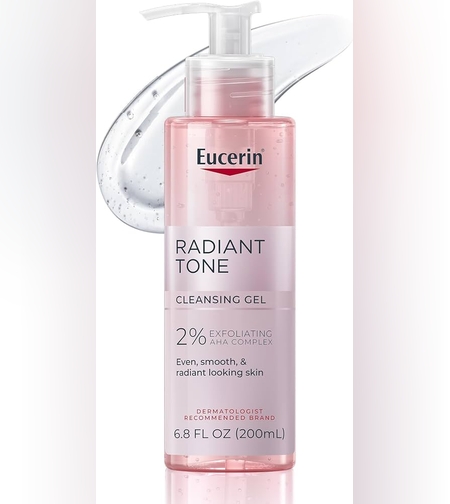 ג'ל ניקוי מבהיר עם קומפלקס AHA סצנת Eucerin Radiant Tone (200 מ