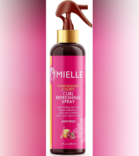 Mielle Pomegranate & Honey Curl Refreshing Spray – ספריי ריענון והחייאת תלתלים ברימונים ודבש – 240 מ