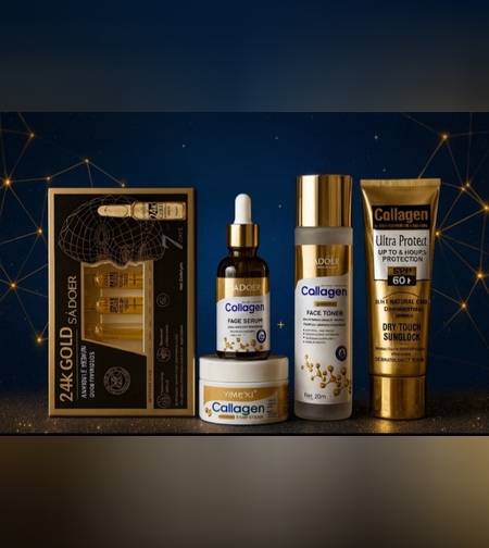 ✨ סדרת טיפוח עשירה בקולגן וזהב 24K