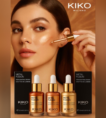 KIKO MILANO Metal Fusion – טיפות הקסם למראה זוהר ומטאלי