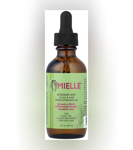 Mielle Rosemary Mint Scalp & Hair Strengthening Oil – שמן רוזמרין ומנטה לחיזוק הקרקפת והשיער (מועשר בביוטין) – 59 מ