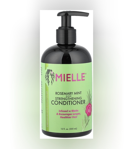 Mielle Rosemary Mint Strengthening Conditioner – מרכך רוזמרין ומנטה לחיזוק וצמיחת השיער (מועשר בביוטין) – 355 מ