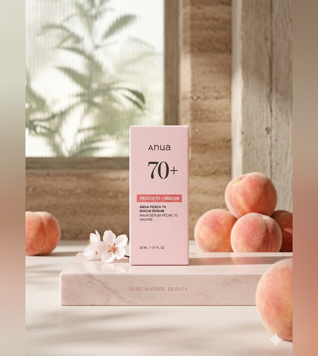 Anua Peach 70+ Niacin Serum – סרום אפרסק וניאצינמיד לחידוש, הבהרה ומראה 