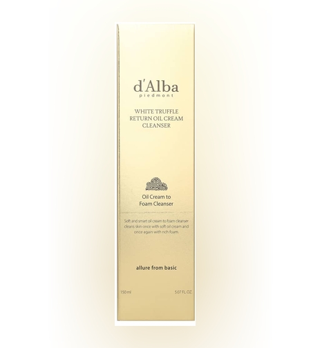 תכשיר ניקוי משולב קרם-שמן לקצף d'Alba White Truffle (150 מ