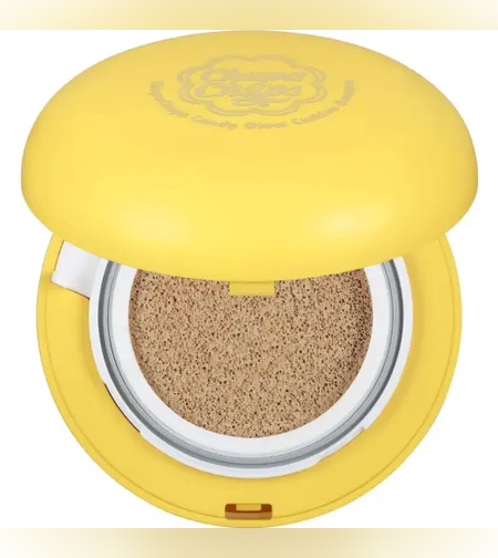 Chupa Chups Candy Glow Cushion – מייק-אפ קושן למראה עור זוהר, אחיד ורענן (Yellow Edition)
