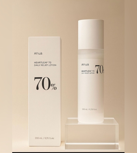 🧴 Anua Heartleaf 70 Daily Relief Lotion - תחליב לחות מרגיע יומיומי