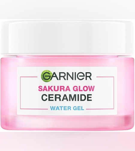 ג'ל לחות סקורה סרמיד גארנייה Garnier Sakura Glow Ceramide Water Gel