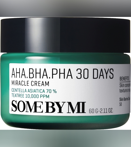 SOME BY MI AHA.BHA.PHA 30 Days Miracle Cream – קרם פנים טיפולי לשיקום והרגעת העור (60g)