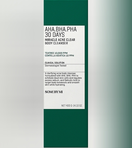 SOME BY MI AHA.BHA.PHA 30 Days Miracle Acne Clear Body Cleanser – תרחיץ גוף טיפולי לעור נוטה לאקנה (400g)
