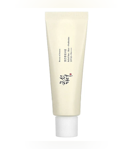 Beauty of Joseon Relief Sun : Rice + Probiotics SPF50+ PA++++ – קרם הגנה קליל ומרגיע עם תמצית אורז ופרוביוטיקה (50ml)