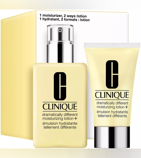 Clinique Dramatically Different Duo Set – מארז יוקרתי לצמד מוצרי הלחות האייקוניים לאיזון, ריכוך וחיזוק העור