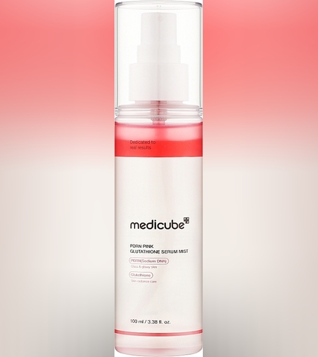 Medicube PDRN Pink Glutathione Serum Mist – תרסיס סרום פרימיום להארה ואפקט 