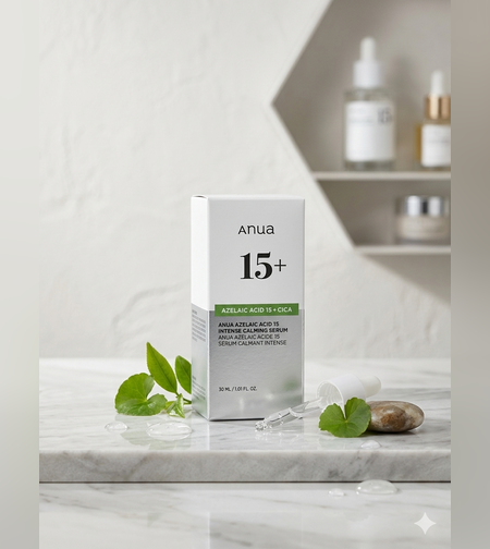 Anua Azelaic Acid 15 + Cica – סרום אינטנסיבי להרגעה וטיפול באדמומיות ופגמי עור