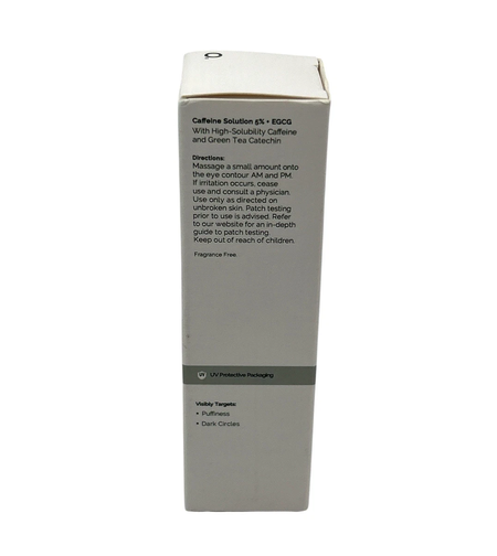 The Ordinary Caffeine Solution 5% + EGCG – סרום עיניים מרוכז להפחתת נפיחות ועיגולים כהים (30ml)