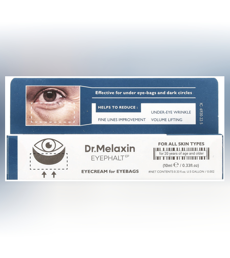 Dr.Melaxin EYEPHALT EP Eyecream for Eyebags – קרם עיניים מתקדם לטיפול בשקיות, כהויות וקמטוטים (10 מ