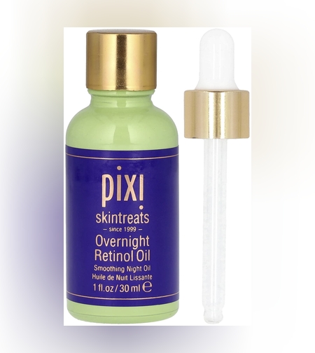 Pixi Overnight Retinol Oil – שמן רטינול לילה להחלקה וחידוש העור (Smoothing Night Oil) – 30 מ