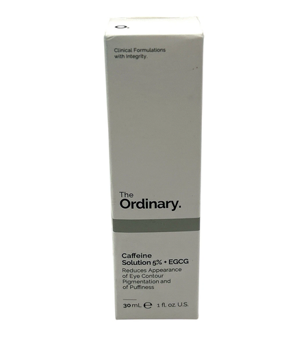 The Ordinary Caffeine Solution 5% + EGCG – סרום עיניים מרוכז להפחתת נפיחות ועיגולים כהים (30ml)