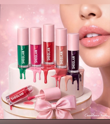 SHEGLAM Mirror Kiss – גלוס לשפתיים במראה רטוב ומנצנץ ✨