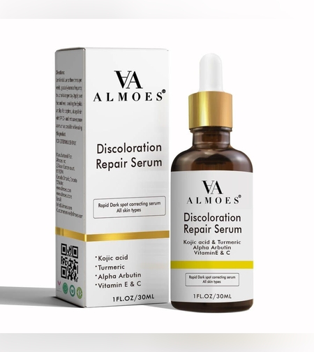VA ALMOES Discoloration Repair Serum – סרום עוצמתי לתיקון פגמים והבהרת כתמים (30 מ