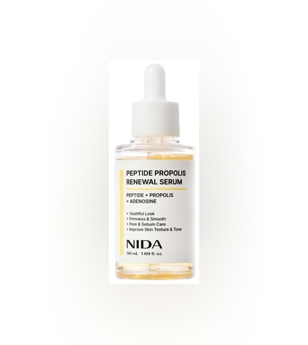 NIDA Peptide Propolis Renewal Serum – סרום פפטידים ופרופוליס לחידוש, מיצוק וזוהר (50 מ