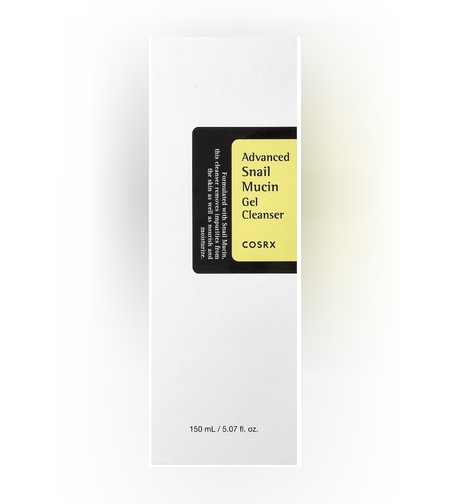 COSRX Advanced Snail Mucin Gel Cleanser – ג'ל ניקוי פנים משקם המועשר בריר חלזונות (150ml)