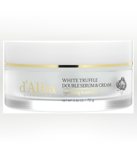 קרם וסרום כפול כמוסה כמהין לבנה d'Alba White Truffle Double Serum & Cream (70 גרם)