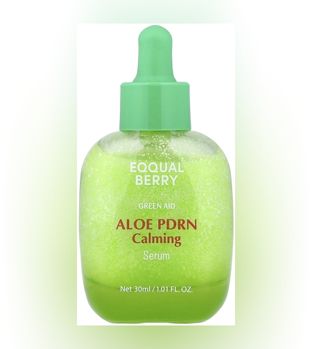 EQQUALBERRY Green Aid Aloe PDRN Calming Serum – סרום הרגעה ושיקום עוצמתי עם אלוורה ו-PDRN (30ml)